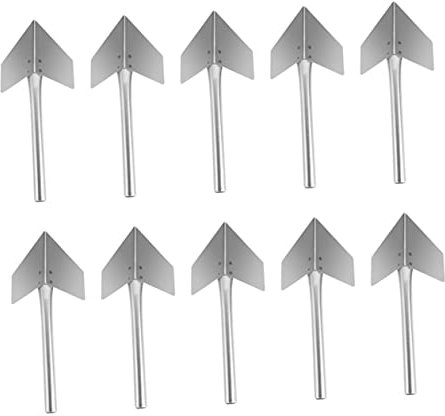 Uonlytech 10pezzi Cazzuola Angolare in Acciaio Inox Per Cartongesso Utensile Da Lavoro Per Stucco e Antiscivolo