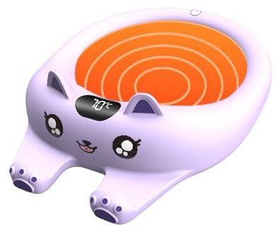 MQFORU Mug Warmer, 3 Temp Settings, Auto Shut Off, Electric Beverage Warmer Plate for Coffee, Tea, Water, Milk & Cocoa