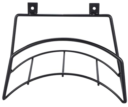 Soporte para manguera de jardín, organizador de manguera de metal montado en la pared, 9.2 x 5.3 x 6.1 pulgadas, gancho de utilidad, estante resistente al óxido para almacenamiento de tuberías que