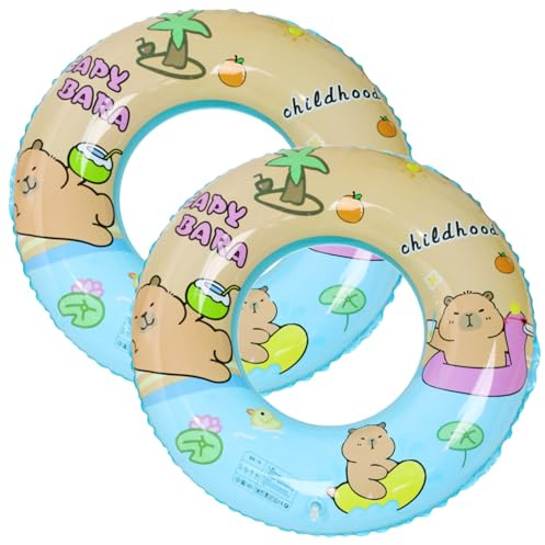 MLPKOI Anillo de Natación para Niños, Flotadores de Piscina Flotante Anillo Anillos de Natacións Inflable, para Playa Natación Aire Libre Verano