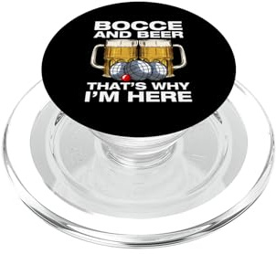 Bocce and beer Petanque Bocce PopSockets PopGrip per MagSafe