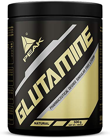 PEAK Glutamin - 500g I 50 Portionen ultrafeines, hochdosiertes L-Glutamin Pulver mit Vitamin B-Complex zur Regeneration und Unterstützung der Verdauung & des Immunsystems