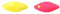 Trout Master Inlineblinker zum Forellenangeln 3g Inline Spin Spoon, Farbe:Pink/Yellow