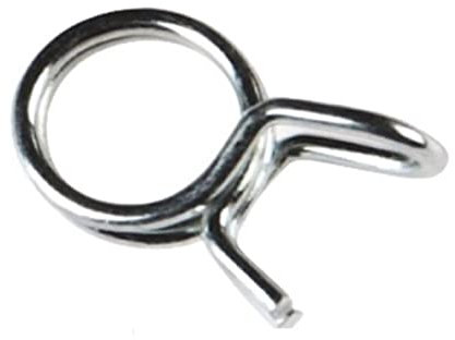 2 abrazaderas de clip para manguera de gasolina con filtro de 7,5 mm de diámetro, metal, abrazadera de tubo