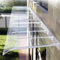 Transparentes Pultbogenvordach,Überdachung Polycarbonat,Gartenterrasse Regenschutz Markise,Selbstreinigende Haustürvordach,Patio Türdach Sonnenschutz,3.5mm Dick (40x50cm/16 x20,Transparent)