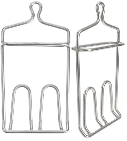 UTHCLO Lot de 2 Crochets à Viande en Acier Inoxydable pour Suspendre Volaille et Rôti Crochets Cuisine Robustes et Solide pour Barbecue Boucherie et Fumage