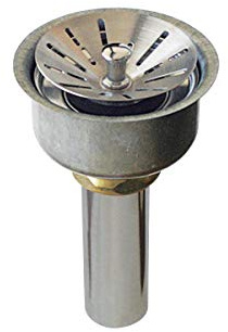 Elkay LKPD1 Perfect Drain Fitting with Type 304 Stainless Steel Body and Strainer