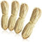 com-four® 4-teiliges Raffia Set - Naturbast zum Basteln und Dekorieren - Bastel Bast in naturfarben (004 Stück - Bast Natur)
