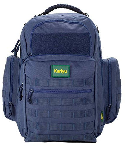 Kariyu Wickelrucksack DaddyPack 35 Liter mit Wickelunterlage Dunkelblau