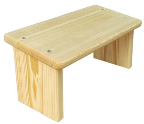 Banc de Méditation en Bois Confortable pour S'agenouiller Ou S'asseoir, Banc de Yoga, Tabouret à Genoux pour La Prière, Bouddhiste, Siège Bas, 42x18x15,5cm
