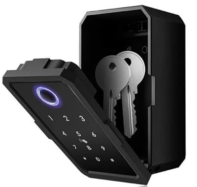 BOT Schlüsselkasten KB1 Tuya – Smart Home Schlüsselsafe mit Bluetooth, Tresor, Zahlenschloss und Schlüsseltresor für Aussenbereich