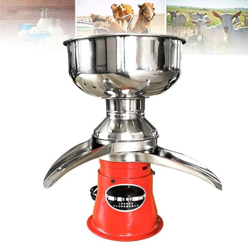 Professional Whipped Cream Dispenser Milk Cream Centrifugal Separator, Stainless Steel Electric Cream Separator, Skim Milk Cow Cream Separator, Make Cream Butter Milkshake Separator for Cows
