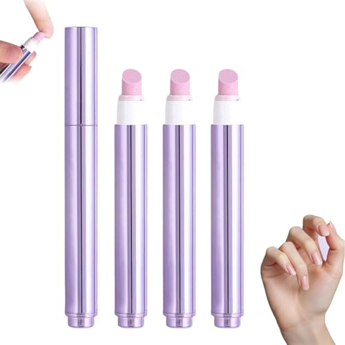 3 Stück 3 in-1-Nagelpflegestift, Nagelhärter, Nagelhautentferner, Repariert Gespaltene Und Rissige Nägel, Zieht Schnell Ein, Nagelhautölstift, Für Nagelhaut Und Beschädigte Nägel