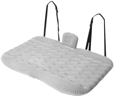 bilsäng Campingsäng Bil Air Uppblåsbar Resemadrass Säng | Universal baksäte Multifunktionell soffkudde Mat(Gray)