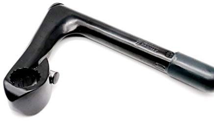 CarbonEnmy Fixed Singlespeed tvådelad stam 80 mm, tvådelad 22,2 180 17° svart (Nero)
