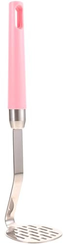 HOMSFOU Presse-purée de cuisine - Presse-fruits - Presse-agrumes - Mixeur domestique - Pommes de terre - Presse-citron - Presse-légumes - Presse-purée de pommes de terre - En acier inoxydable - Rose -