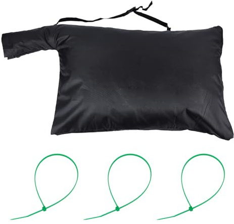 NICENEEDED Sac pour Aspirateur Souffleur de Feuilles Sacs de Rechange Réglables pour Souffleur de Feuilles Sac de Collecte de Feuilles pour Souffleur de Feuilles 3 Attaches de Fixation