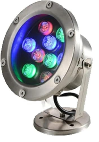 Kanduo LED-poolbelysning RGB undervattensspotlight, undervattensljus for fiskakvarium, trädgårdar, innergårdar, simbassänger, fontäner, dammar(24w(24V))