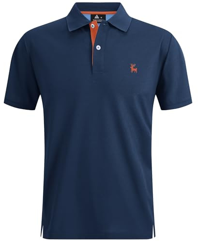 ZITY Polo de Manga Corta Hombre Poloshirt T-Shirt Casuale Regular Fit