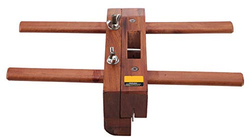 Haofy Rabot à Main à Double Poignée en Palissandre, Outil de Coupe du Bois avec Lame Tranchante, Kit de Travail du Bois Professionnel