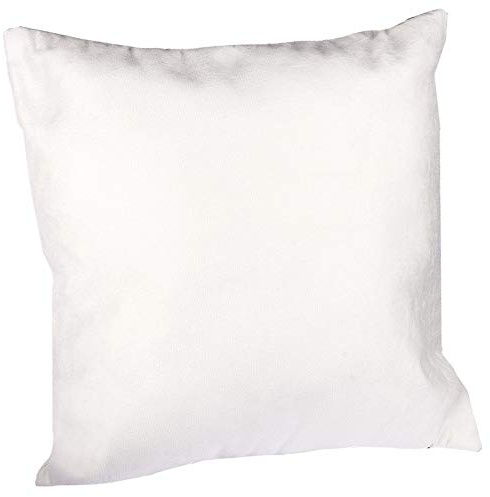 Ideen mit Herz gosig kudde | 45 cm x 45 cm | Med fyllning och dragkedja | färg: naturvit