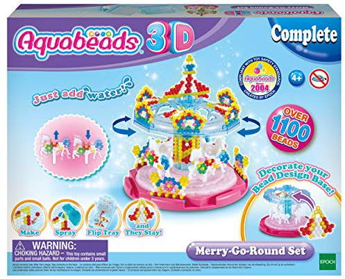 Aquabeads 3D Merry-Go-Round Set, Art & craft Bead kit 31364