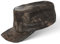 Black Forest Fox Herren Damen Leder Cuba Army Cap Hut Schirmmütze in versch. Farben & Leder (Vintage-Brown)
