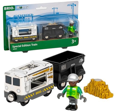 BRIO World – 36083 Sondereditionszug 2024 | Zugset-Zubehör, Spielzeugeisenbahn für Kinder ab 3 Jahren