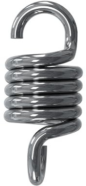 ONPIRA Muelle oscilante premium para columpio de Hollywood, hamaca, toldo, hamaca, UVM. en 2 grosores, 180 kg o 200 kg, muelles de repuesto (200 kg/100 x 37 mm)