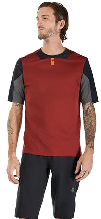 Fox Racing Maglia da Uomo Defend a Maniche Corte per Mountain Bike, Colore ruggine, Ruggine, M