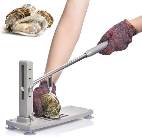 MNBVH Décortiqueur D'huîtres Rapide, Ouvre-huîtres en Acier Inoxydable, avec Poignée Antidérapante, Adapté Aux Restaurants, Hôtels, Supermarchés, Magasins De Fruits De Mer