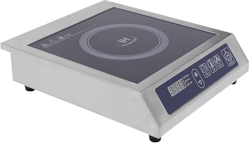 Inducción Comercial 3500w Acero Inoxidable Para Ollas De Fondo Plano 4.72-11.81 Pulgadas De Diámetro Adecuado Para El Hogar Restaurante Hotel