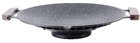 Sartén para parrilla, sartenes de 13.38 x 2.95 pulgadas para cocinar, versátil y resistente al con revestimiento antiadherente y asa, sartén para saltear para cocina, barbacoa al aire libre