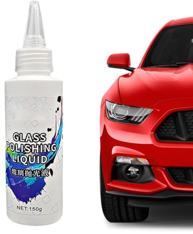 Fönsterpolish 150ml Hydrofob Rutanpolering Och Rengöring | Glas Vattenfläcksborttagning För Bil SUV Sedan RV Lastbil Garage Utomhus