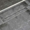 vidaXL Duschrinne Edelstahl Befliesbar 830x140mm Duschablauf Boden Ablaufrinne