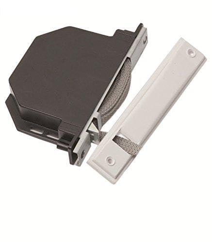 RECOGEDOR PERSIANA EMBUTIR MARRON CINTA GRIS 14MM