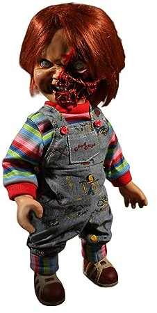 Child's Play CHUCKY 3 - Poupée parlante Pizza Face Chucky - 38cm, multi-colored, one size, 194580