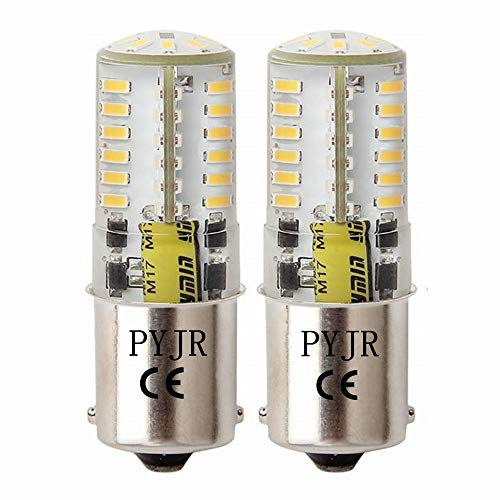 PYRJIN 1156 Ba15s Led Bombilla12V-18V 5W, CáLido Blanco 3000K 300Lm, Para RV, camper etc. (2 Piezas)