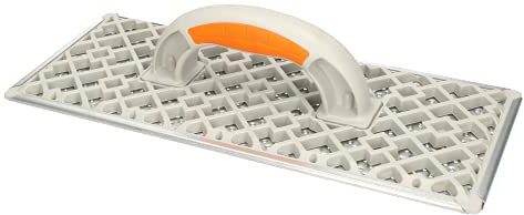 KOTARBAU® Llana abrasiva 375 x 155, Llana para el aislamiento térmico exterior y hormigón celular, Rascador talocha, Llana abrasiva para poliestireno, Llana abrasiva de acero galvanizado