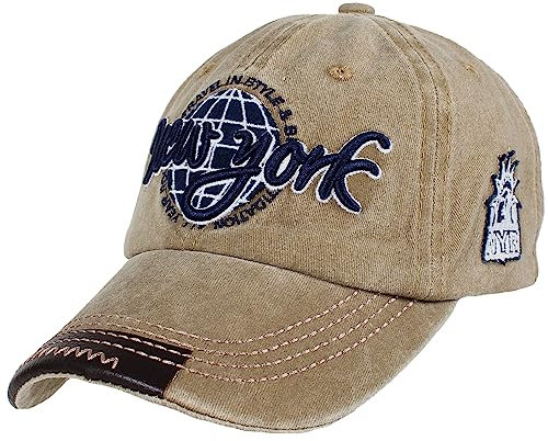 Alsino Unisex Baseball Cap BlackRebel im Retro Vintage Used-Look Größenverstellbar aus 100% Baumwolle, Motiv wählen:Cap-291 beige