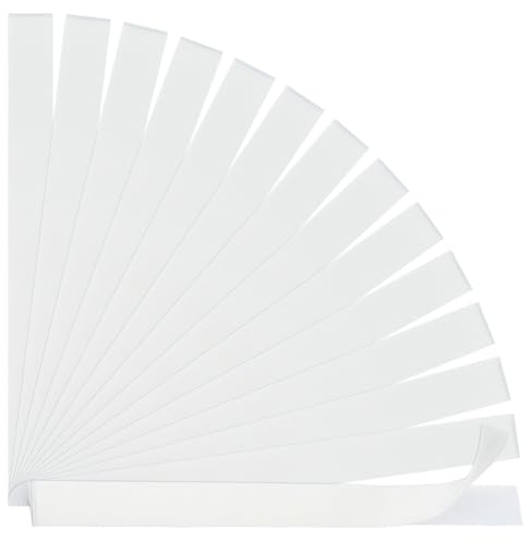 BENECREAT 16 Pcs Bandes de Colle de 28.5 cm avec Support en Maille Thermique, 24 mm de Large Bandes de Résine Thermofusible, pour Réparation de Reliure de Livres, Machine à Relier, Épaisseur de 1.2mm