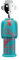 Alessi Alessandro M. Liquid AM23A 31, Sacacorchos de Diseño, en AlkiPaper y Zamak Cromado, Fosforescente, Multicolor