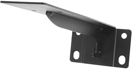 OSALADI Regalhalterung Set Zum Aufhängen Von Bildern Unterstützt Industrielles Wandregal Faltbares Regal Gestell Montage Aufhänger Hängend Lamelle Regalstifte Tür Kaltgewalzter Stahl Black