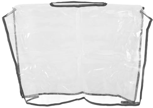 EXAOMBLE Housse De Pluie pour À Main Imperméable Protection Léger Pliable Adapté Aux Sacs Fourre-Tout Accessoire De Voyage Extérieur 16.54X15.35X4.72 Pouces