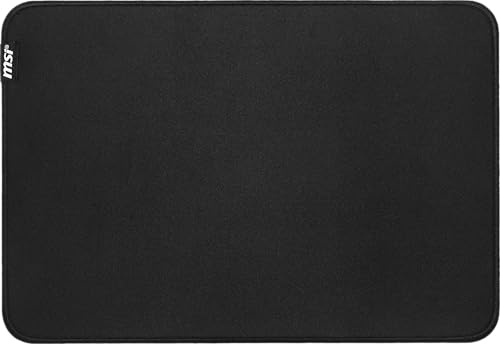 msi Agility GD10 Premium Gaming Mouse Pad, Standard Medium Size, Ultra Smooth Polyester Surface, Anti-Slip Natural Rubber Base, 4mm Thick, Perfect for Laser and Optical Mice