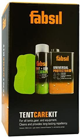 Fabsil All-In-One Tent Care Kit - Black, 1L/500ml