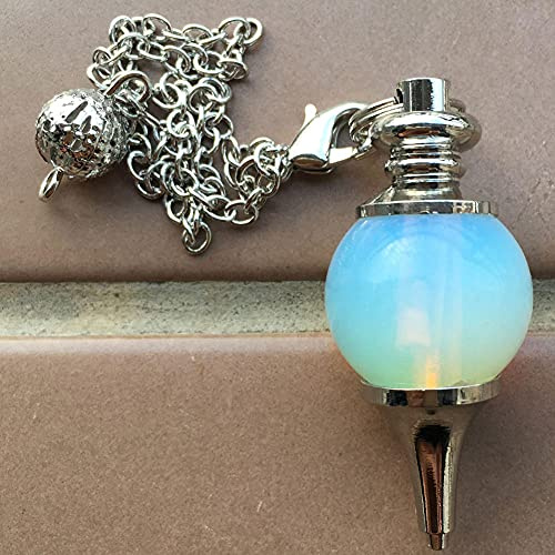 Blue Sand Lapis Round Pendulum Pendant pärla-Opal C9661