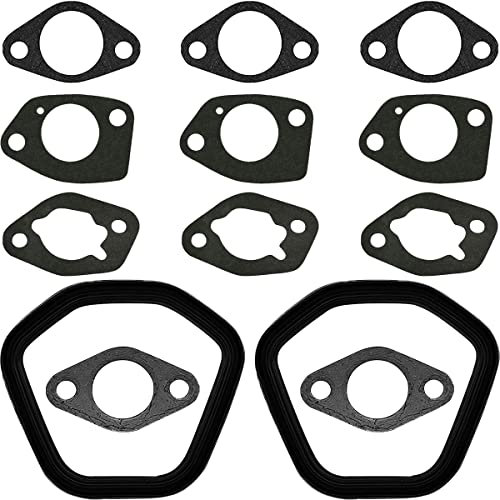 ZAMDOE Carburetor Gasket kit for Honda GX390 GX340 Gx420 Gx460 clones EU EM EB 5000 6500 for Predator 420cc 389cc 396cc Engines, with Muffler Intake Valve Cover Gasket