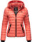 Navahoo Damen leichte Übergangsjacke Steppjacke mit Kapuze Lulana Rose Coral Gr. S