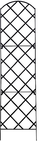 Giant Trellis, 108” high (9’ Tall) by 28” Wide Trellis with Arched top - by Meranti Home + Garden